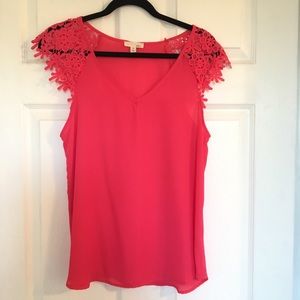 Sheer V Neck Blouse